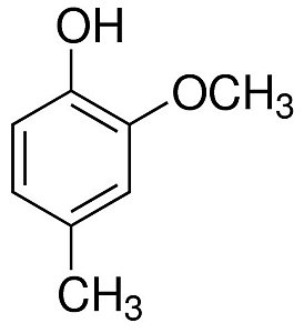 2-Methoxy-4-methylphenol ≥98%, CAS N° 93-51-6, frasco com 100 gramas 302880-100G (Sigma)