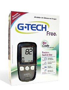 Kit medidor de glicose linha Free MGKTFR1 (G-Tech)