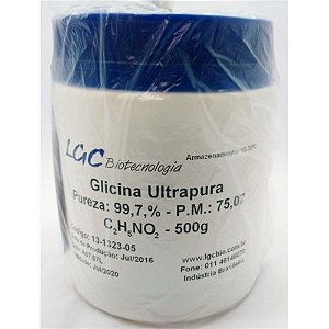Glicina ultrapura, frasco com 500 gramas 13-1323-05 (LGCBio)