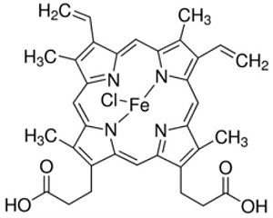 Hemin from bovine, ≥90%, Frasco com 1 grama (Sigma)