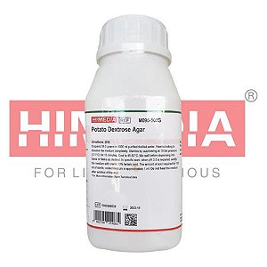 Ágar batata dextrose (potato dextrose agar/BDA), frasco com 500 gramas M096-500G (Himedia)