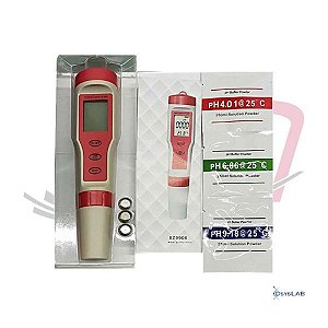 Medidor digital multiparametros portátil, pH, condutividade, SDT e temperatura EZ-9908 (ion)