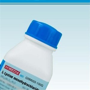 L-Lisina Monohidrocloreto, Frasco com 100 gramas. Mod. GRM055-100G (Himedia)