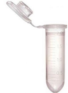 Microtubo Tipo Eppendorf de 2mL, graduado, tampa lisa, Caixa com 10.000 unidades, mod.: 181620-CXE (Cralplast)