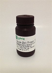 ❆ Quick-Zol (Trizol - reagente para isolamento de DNA, RNA e proteínas), frasco com 100 mL QUICKZOL (Ludwig)