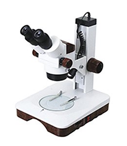 Estereomicroscópio binocular, oculares WF20x, iluminação em LED, bivolt ECZ-BLACK-BI-90-L-BI (Biofocus)