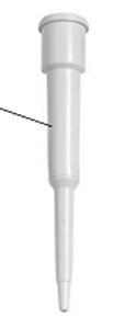 Cone de pipetagem, peça para reposição, para micropipetas de 20 uL, monocanal, unidade SP9371 (HTL)