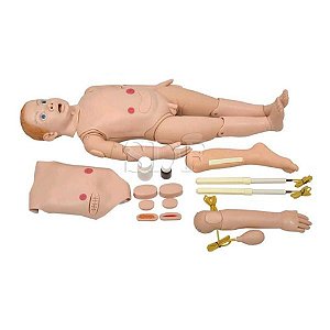Manequim Infantil Bissexual de 3 a 5 anos, com Órgãos Internos, em PVC. Mod. SD4000/INF (Sdorf)