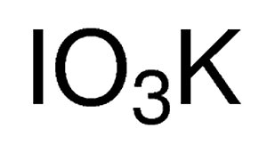 Potassium iodate, ACS reagent, 99.5%, CAS 7758-05-6, frasco com 500 gramas 215929-500G (Sigma)
