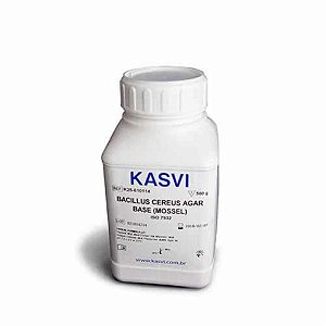 Agar Base Bacillus Cereus (Mossell), frasco com 500 gramas, mod.: K25-610114 (Kasvi)
