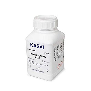Agar Fenilalanina, frasco com 500 gramas, mod.: K25-610039 (Kasvi)