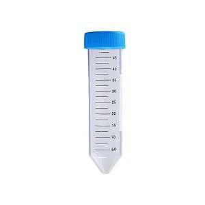 Tubo para centrifugação tipo falcon, 50 mL, estéril, pacote com 25 unidades