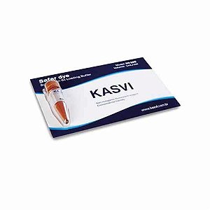 ❆ Corante Safer não Mutagênico, concentração 6x, frasco com 1 mL, mod.: K9-16C (Kasvi)