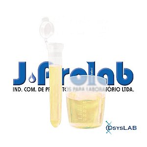 Kit Estéril para Coleta de Urina com Tubo Cônico 15 mL, com Tampa e Base do Coletor de 80 mL, pct com 50 unidades, mod.: 9363-1 (J.Prolab)