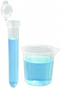 Kit Estéril para Coleta de Urina com Tubo Cônico 15 mL, com Tampa e Copo de Becker, Caixa com com 500 unidades 9363-3 (J.Prolab)