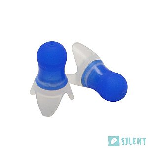 Protetor Auricular Anti-Pressão em Silicone com Case 1 Par