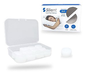 Protetor Auricular Silent Silicone Moldável 6 Pares NRR 28db