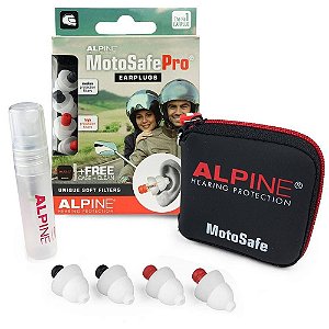 Protetor Auricular Alpine Motosafe Pro 2 Pares