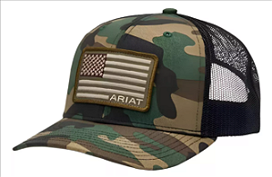 Boné Ariat Richardson Camuflado Original Importado