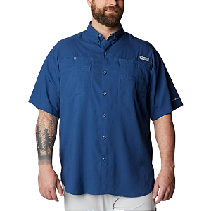 CAMISA IMPORTADA COLUMBIA MASCULINA PFG TAMIAMI II DE MANGA CURTA TAMANHO GG
