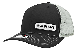 BONE TODO PRETO COM TELA BRANCA IMPORTADO ARIAT