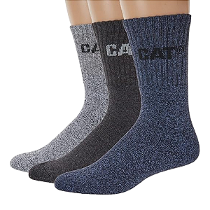 KIT 3 PARES DE MEIA IMPORTADA CATERPILLAR