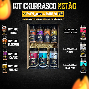KIT PRESENTE CHURRASCO NETÃO
