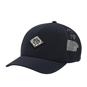 BONE COLUMBIA PFG TODO PRETO COM PEIXE - COLUMBIA