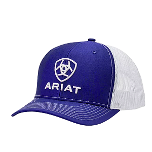 BONE AZUL CLARO COM TELA BRANCO - ARIAT