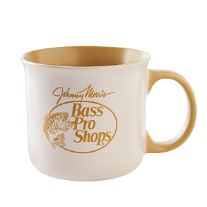 CANECA DE CAFE 16 OZ BASS PRO SHOPS AMARELO