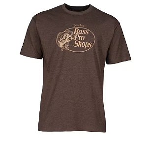 CAMISETA BASS PRO SHOPS LOGO GRANDE FRENTE MARRON GG