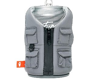 PORTA LATAS PUFFIN COLETE PRATA