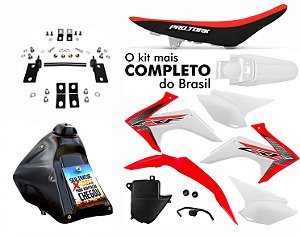 Kit Plastico Protork CRF 230 2015 - 2019 Adaptável Xr 200 Tornado Original
