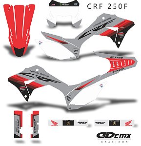 KIT GRÁFICO ADESIVO CRF 250F - 2018 A 2023 - TOYO