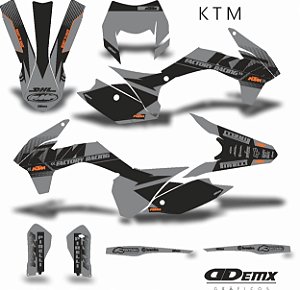 Kit Adesivo 3M ktm DEADLY CHARGE
