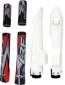 Protetor Bengala Neoprene Crf 250 Amx Crf 250f Branco