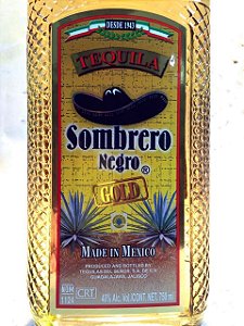Tequila Sombrero Negro Gold 700ml