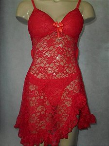 Camisola em renda espanhola