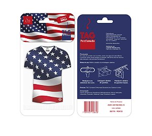 Linha Tag Perfumado - Camiseta Estados Unidos