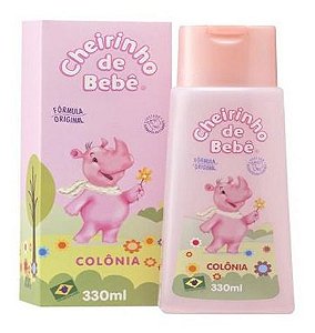 Colônia Cheirinho De Bebê 330ml Rosa
