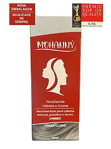Shampoo Cinza Matizador Mohanny 80ml Cinza Claro