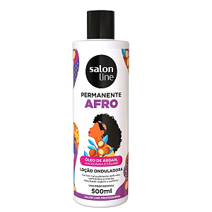 Loção onduladora Permanente Afro Salon Line 500ml