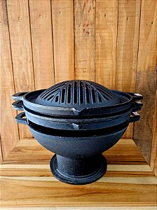 Gengiskan Redonda em Ferro Fundido Completa