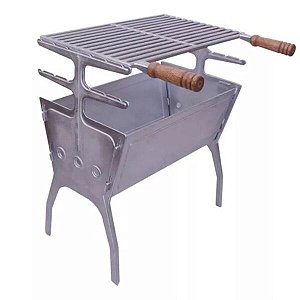 Churrasqueira Desmontável em Alumínio Fundido Mundial - DISPONÍVEL EM NOSSA LOJA FÍSICA