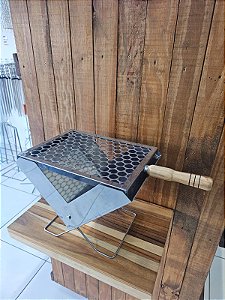 Churrasqueira Maleta Dobrável em Inox M
