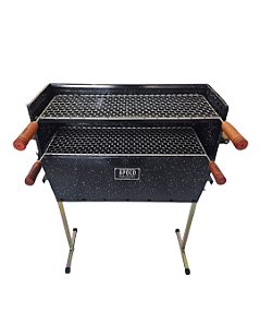 Churrasqueira de Espetinhos Apolo Espetinho Esmaltada com 2 Grelhas - Média