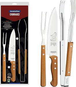 Jogo de Churrasco 3 Peças Dynamic Tramontina