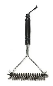 Escova de Aço tipo Rolinho para Limpar Grelhas