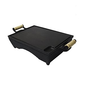 Bifeteira a Álcool em Ferro Fundido de Corpo Fixo