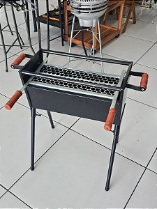 Churrasqueira de Espetinhos Galvanizada 50CM